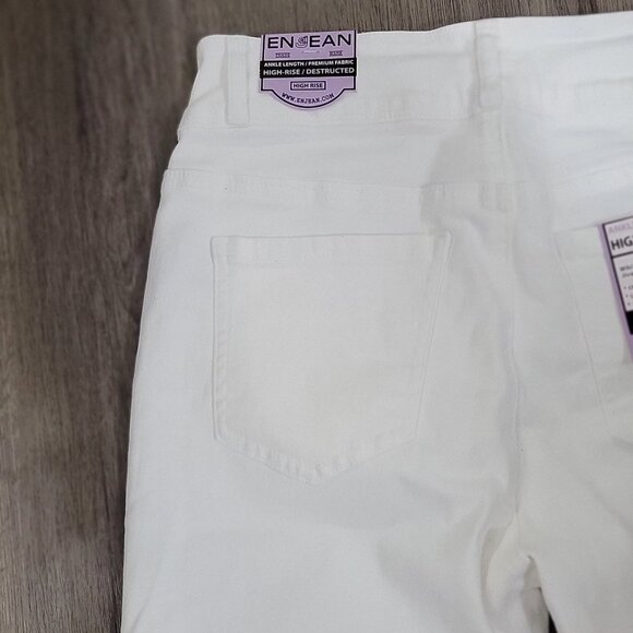 Enjean White Distressed Jeans - Picture 5 of 11